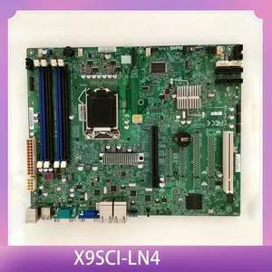 For S Motherboard Xeon E3-1200 V1/V2 Series 2nd and 3rd Gen Core i3 DDR3 LGA1155 X9SCI-LN4