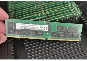 1PCS 32G 2R×4 PC4-2666V DDR4 ECC REG For SKhynix Server MemoryHMA84GR7CJR4N-VK