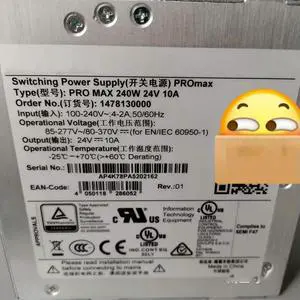 Switching Power Supply For Weidmuller PRO MAX 240W 24V 10A 1478130000