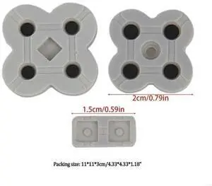 Conductive Rubber Pad Repalcement Repair Part for NDSL Game Controllers