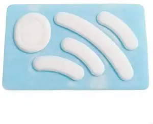 1Set for GPRO Wireless Mouse Feet Sticker Mouse Skates Glides Curved Edges