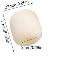 10Pcs Lapel Microphone Windscreen Headsets Windscreen Mic Foam Cover for K9