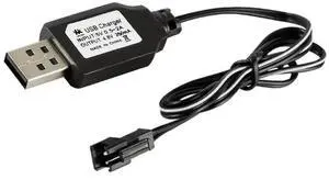 4.8V SM 2P Plug USB Charging Cable .