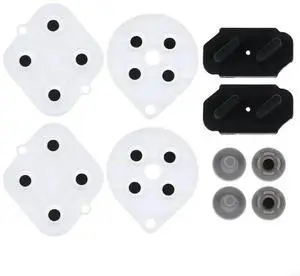 WXTB 2 Sets Conductive Rubber Silicon Pads Controller Repair Part for SNES Button Replacement Spare Accessory