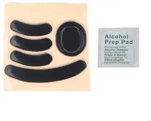 1Set Mouse Feet Mouse Skates Stickers Pad Rounded Glides Curved Edges Feet Replacement for G Wireless Mouse