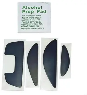 Mouse Skates Feet Pad Sticker Rounded Curved Edges for G700 G700S/ G300S 300 Mice Sticker 1 Set