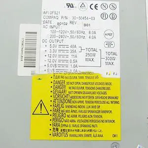 API0FS21 For AlphaStation DS10 Workstation Power Supply 30-50454-01 300W