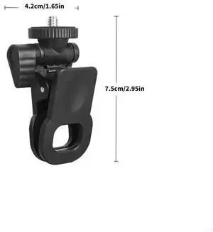 Screen Mount Clamp Clip with Universal 1/4 Screw Monitors Camera Mount for Monitors Camera Fill Light Holder Webcam Stand