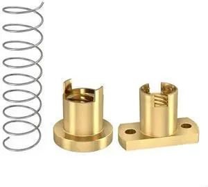 Z T8 Anti Backlash Brass Nut 3D Printer Screw Parts 8/4/2mm 2mm