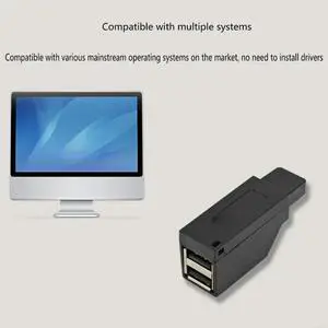Universal USB Hub Adapter Enhances PC Laptop Phones Connection USB2.0 Splitter