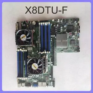 55 56 Series CPU LGA1366 For S Dual way Server Motherboard X8DTU-F