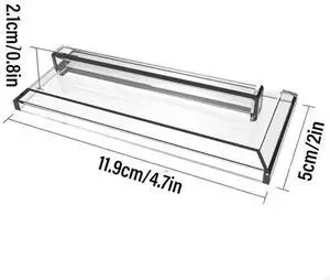Transparent Storage Shelf Display Stand Fall Protections Storage Base