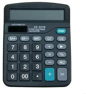 12-Digit Desk Calculator Business Accounting Tool AAPower Clear Big Buttons Lcd Electronic Calculators