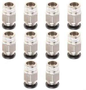 Durable Stainless Steel Pneumatic Quick Connector for1.75mmPLA ABS 3D Printer