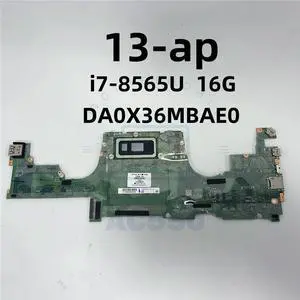 Laptop Motherboard L37638-601 DA0X36MBAE0 For X36013-AP SRFFW i7-8565U16G text OK