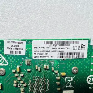 For H-P-E E810XXVDA2 10/25G 2P SFP28 Ethernet card P08443-B21 P14483-001