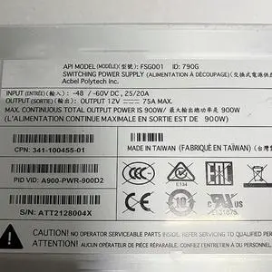 For 900W Power Supply 341-100455-01 A900-PWR-900D2
