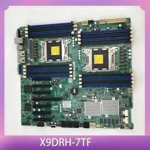 Support E5-2600 V1/V2 Family LGA2011 DDR3ECC For S Server Motherboard X9DRH-7TF