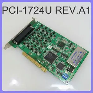 14 Bit 32-Channel Isolated Analog Output Card For Advantech Data Capture Card PCI-1724U REV.A1