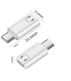 Lightnings Female To USB C Male Converters USB C to Lightnings Audios Adapter
