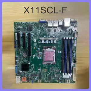 8th/9th Gen Core i3 Xeon E-2100/2200 Processor LGA1151 DDR4 For S Single way Server Motherboard X11SCL-F