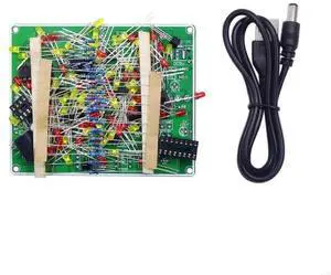 NE555 + CD4017 Practice Learning Kits LED Flashing Lights Module Electronic Suite DIY Light Module