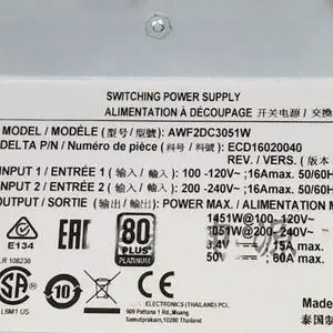 AWF2DC3051W Power Supply For Delta N77-AC-3KW 50V 60A AWF2DC3051W Power Supply For Delta N77-AC-3KW 50V 60A