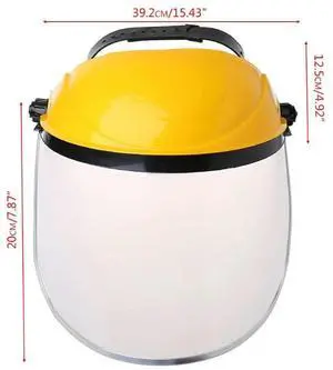 Clear Full Face Shield Safety Helmet Visor Mask For Automotive Construction WXTB