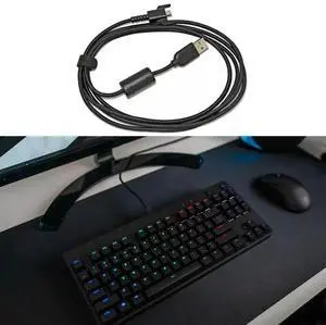 USB Keyboard Cable PVC Line Replacement Wire for GPRO X Mechanical Keyboard Replacement Part Repair Accessory