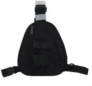 Shoulder Chest Front Pack Harness for UV5R UV82 Adjustable Two Way Radio Harness Holder Pouch-Holster Vest-Rig