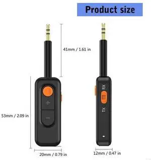 Wireless Auditory Adapter for Versatiled Device Compatibility Bluetooth-compatible