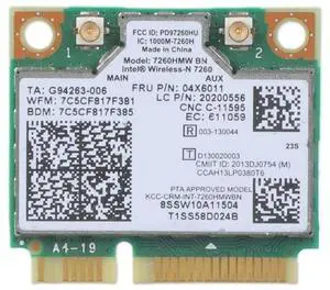 Wireless Wifi Card Module Suitable ForWireless N Card Fru 04W3815 for 7260HMW-BN 202004 Accessories .