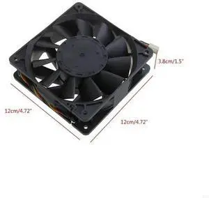 D12BM-12D Cooling Fan 4P 12V 2.3A Server Cooling Fan 12cm 120x120x38mm 4700 for Bitcoin Miner