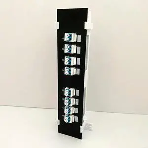 Optical Fiber Wall Mount Ethernet Cable Bar Keystone RJ45 Coupler