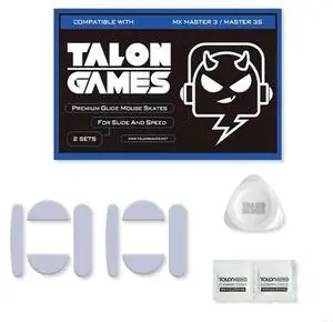 2Pack TALONGAMES Mouse Skates for MX 3 / 3S Mouse Feet Replace