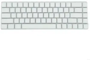 68PCS Minimalistic White Blank Keycaps XDA Height PBT Sublimations Keycap Set for AK680 RK68 DK68 Mechanical Keyboard