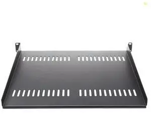 1U Server Rack Shelf Cabinet Strong Steel Vented Tray for 19" Rack & Cabinet Dropshipping