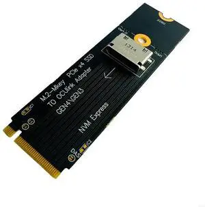 M.2 NVME to U.2 Oculink Adapter for 2.5inch NVME U.2(SFF 8639)SSD Converter Fast