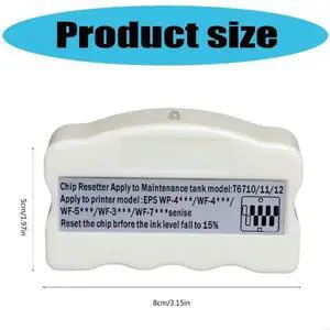 For WF-3640 WF-3725 WF-7710 WF-7720 WF-7715 WF-3620 WF-3720 Printer T6710 T6711 T6712 Maintenance Box Chip Resetter