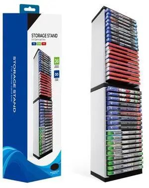 For PS5 Game CD Box Bracket Holder 36 Game Disc Storage Tower Shelf Rack For PS4 One Game Console Stand Accessories .