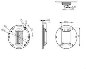 10CM Ribbon Tweeter Speaker 8Ohm 15W Treble Horns for Accurate High Frequency Reproduction Loudspeaker