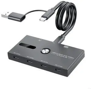 USB C Data Transfer Adapter Hub USB Docking Station with 6 Port for Office USB C Data Transfer Adapter Hub USB Docking Station with 6 Port for Office