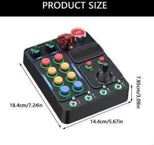 Simulators Control Box with Multiple Lighting And 30 Programmable Button Multifunction for Realistic Truck Simulation Simulators Control Box with Multiple Lighting And 30 Programmable Button Multifunction for Realistic Truck Simulation