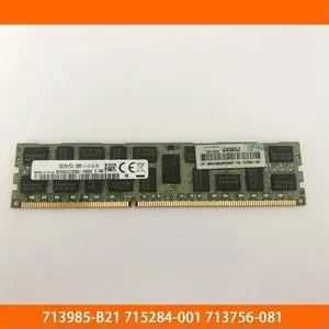1PCS Server Memory 713985-B21 715284-001 713756-081 16G 16GB DDR3 1600 2RX4 PC3L-12800R ECC REG RAM