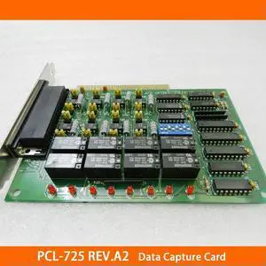 PCL-725 REV.A2 For Advantech Data Capture Card ISA Bus 8 Relay Output I/O CardFast Ship