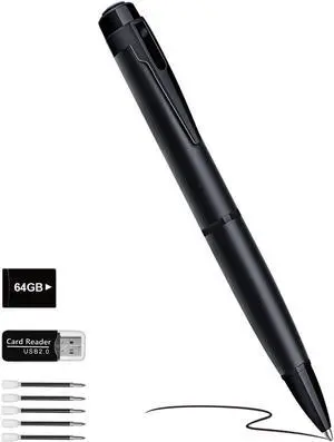 64GB Small Nanny Cam Security Camera,1080P Motion Detection (Royal Black)