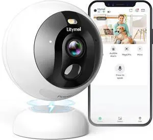 2K 32G MagCam, Security Cameras Wireless Outdoor Indoor for Home Security with AI Motion Detection, 32G SD/Cloud Storage, Color Night Vision, 2-Way Audio