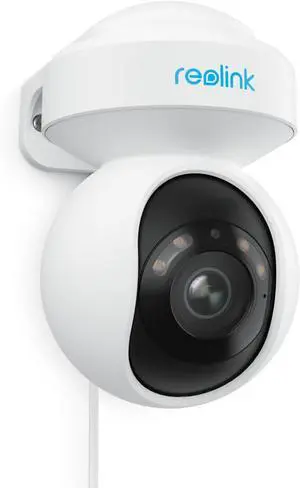 REOLINK E1 Outdoor CX 4MP Security Camera, 355° Pan & 50° Tilt with Auto Tracking, F1.0 Color Night Vision, Dual-Band WiFi, Person/Vehicle/Animal AI Detection, Suitable for Low Light Condition