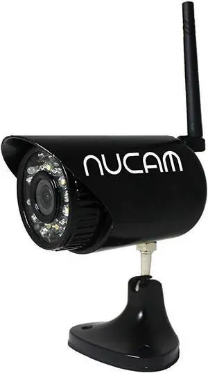 NUCAM 32GB Wireless Portable Magnetic Base Battery Powered RV/Trailer/Truck Hitch Backup Camera NuCam WR Surveillance IP Camera w. 1/4"-20 UNC Hole, Motion Detection Recording Night Vision