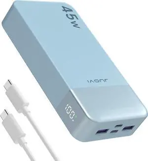 J2621 Power Bank Portable Charger,20000mAh 45W PD3.0 QC 4.0 Fast Charging Battery Pack with LED Display,2 USB-C,2 USB-A for iPhone Tablet MacBook
